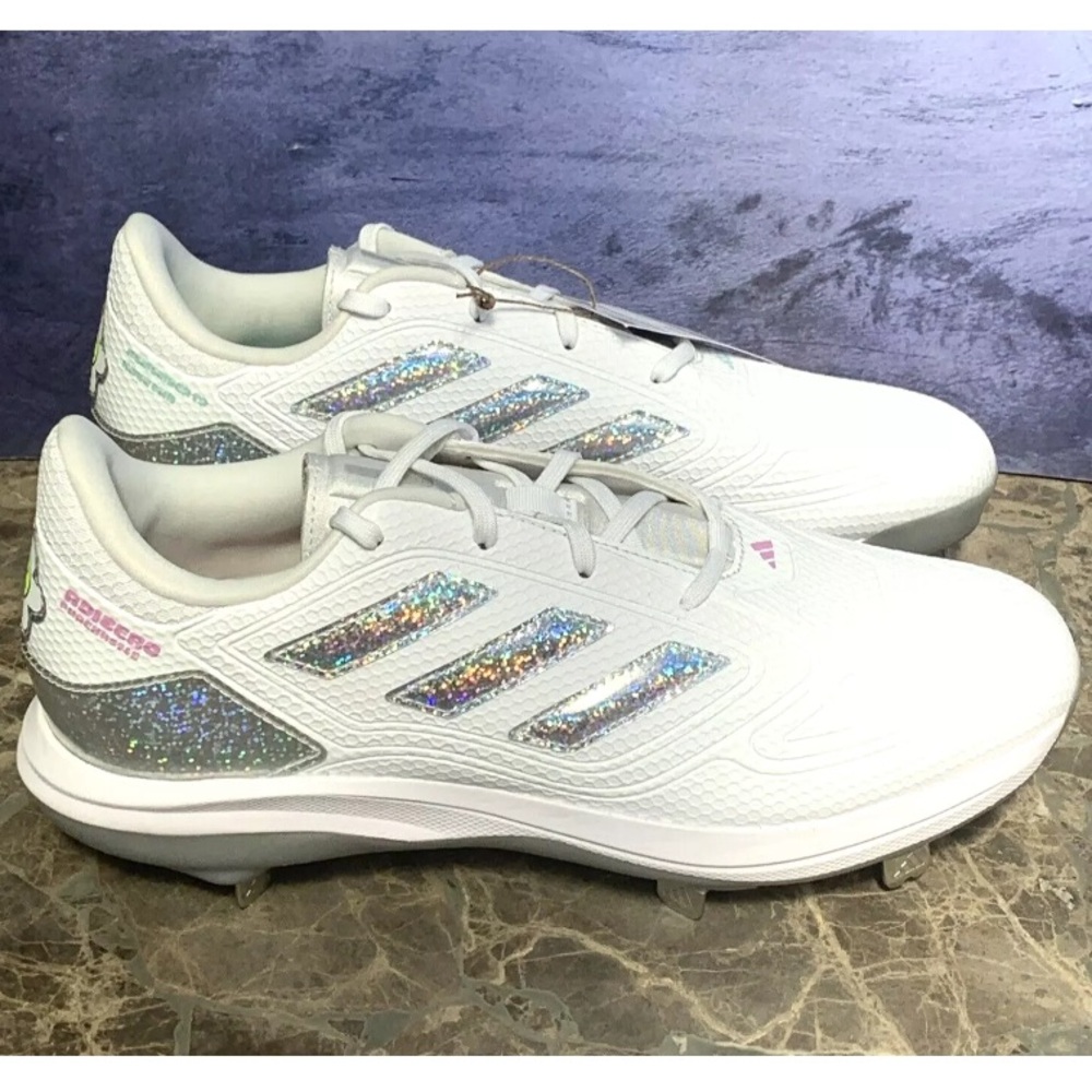 adidas Womens Adizero PureHustle 3 Sis Bates Cleats Softball Size 11.5 ID1664 - Picture 5 of 16